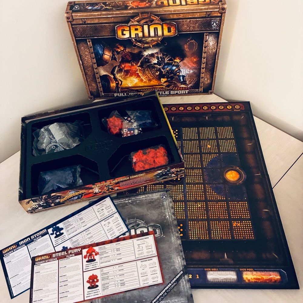 Grind Board Game Privateer Press Full Metal Battle Sport Strategy War Game